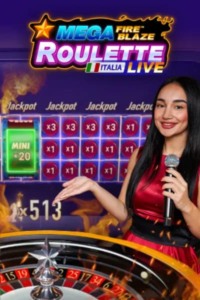Mega Fire Blaze Roulette Italiana Live
